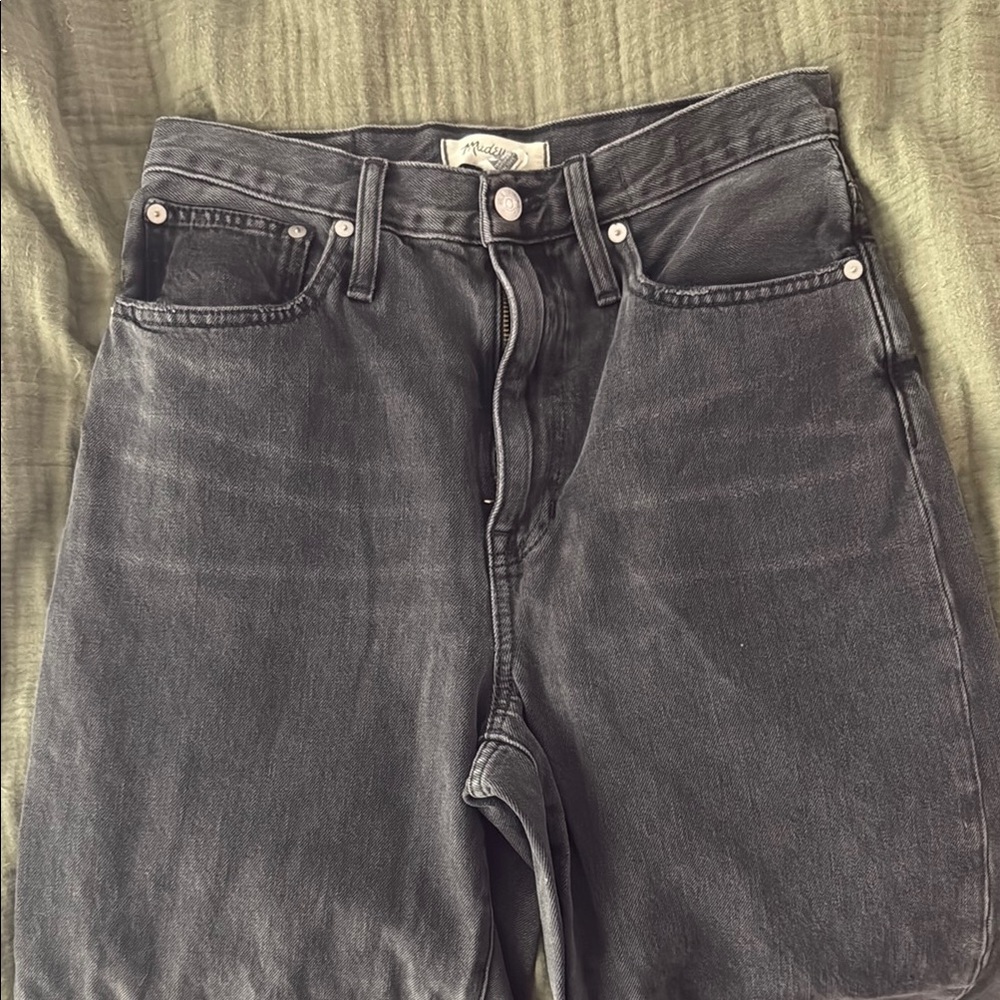 Madewell black balloon jeans